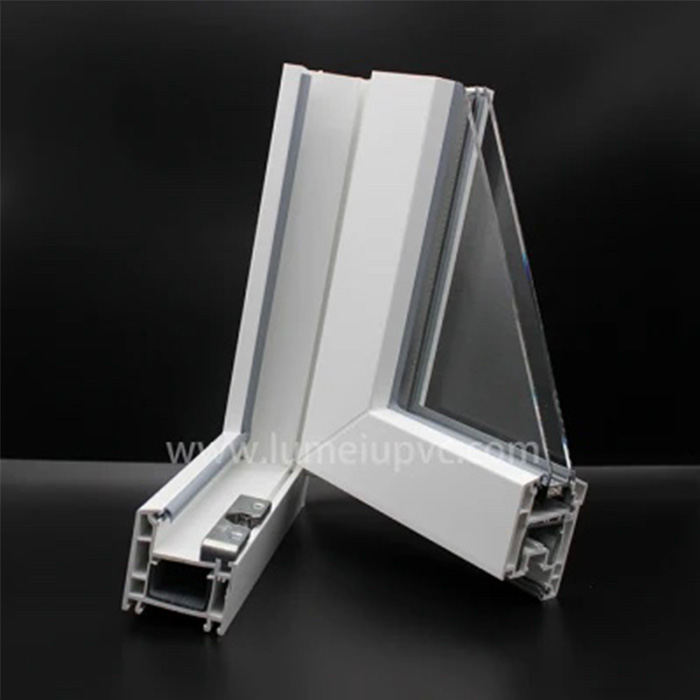 Heißer Verkauf 60 mm Serie Flügelextrusion PVC-Fensterprofile