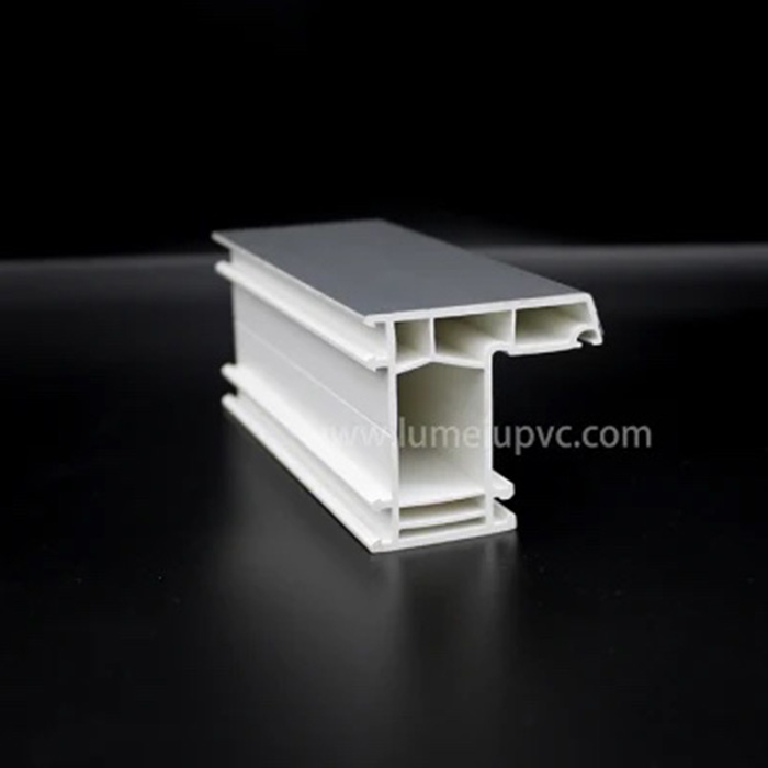 Hochwertiger UV-Schutz und bleifreie Formel, elfenbeinweiße PVC-Fensterprofile