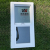 Weiße Farbe Doppelglas Vinyl Hurricane Impact Gliding Flügelfenster