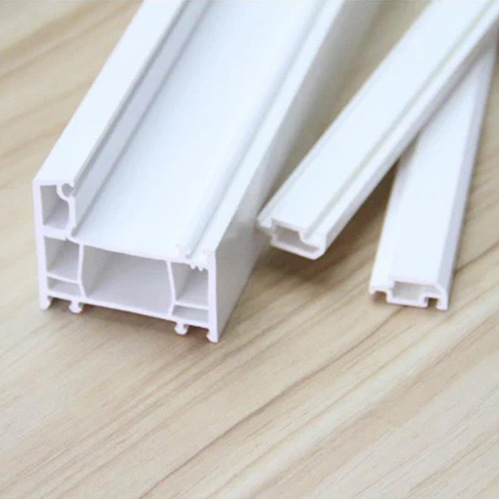 Hochwertiger UV-Schutz und bleifreie Formel, elfenbeinweiße PVC-Fensterprofile