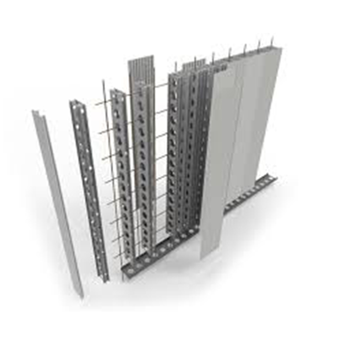 Dauerhafte PVC-Schalung für Betonwandstruktur