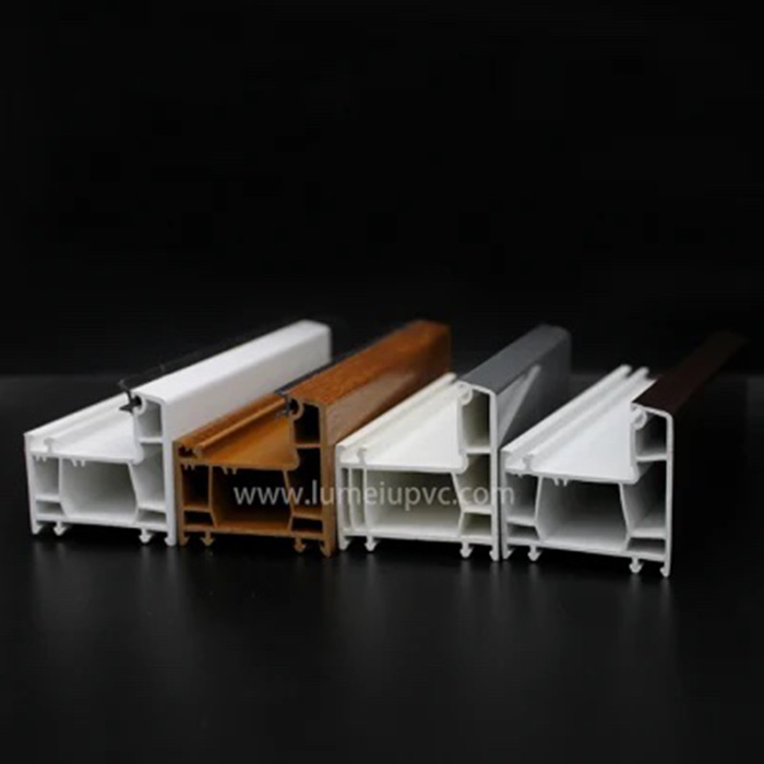 Flügel-UV-Beschichtung der Serie 60 UV-Beständigkeit Bleifreie PVC/UPVC-Fensterprofile