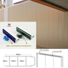 PVC-Betonschalungsplatten Kunststoff-Schalungsschalung für Beton