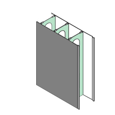 PVC Permanente Schalungsprofile Kunststoff Extrusion starre Profile für Betonwand