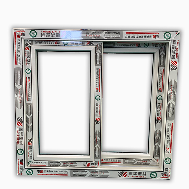 Doppeles horizontales UPVC-Schiebefenster