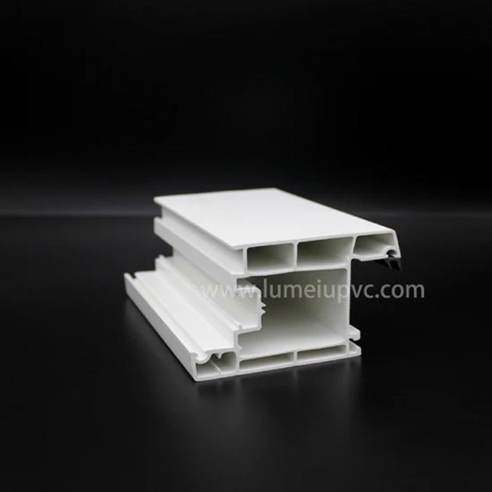 Ivory Milk White Color PVC-Profile für Fenster und Türen