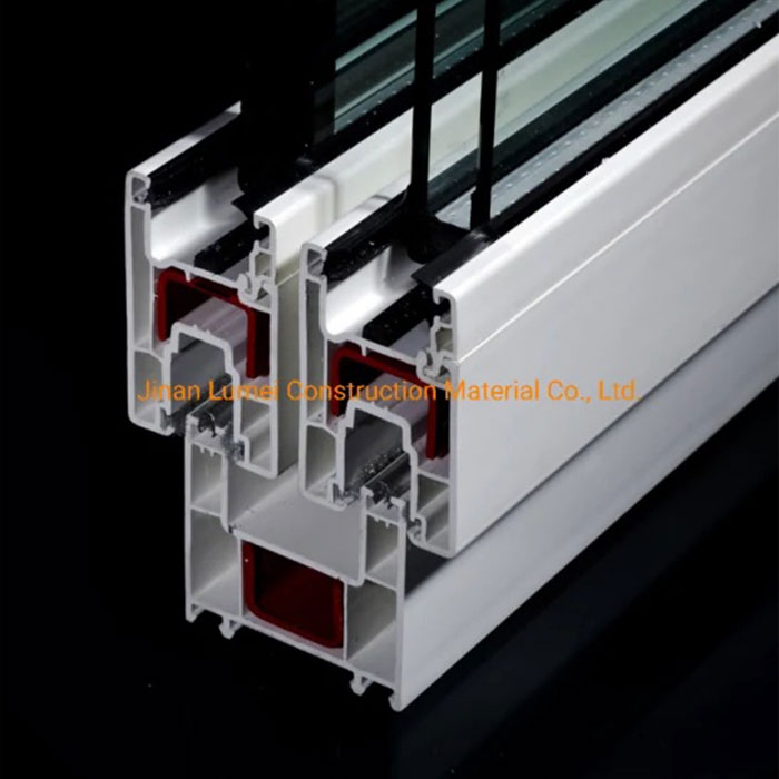 Kundenspezifisches PVC-Profil der Serie 60