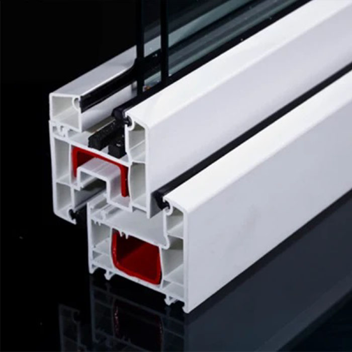 Fabrik-Kunststoff-PVC-Tür mit weißem PVC-Profilmaterial